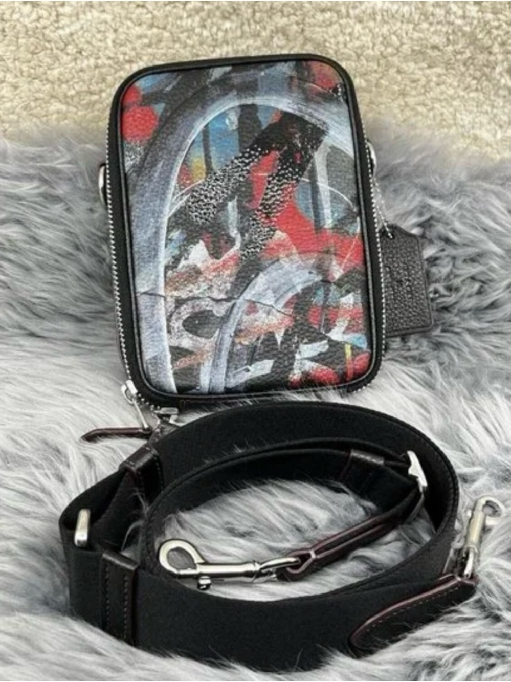 Coach X Mint Surf Stanton Graffiti Crossbody